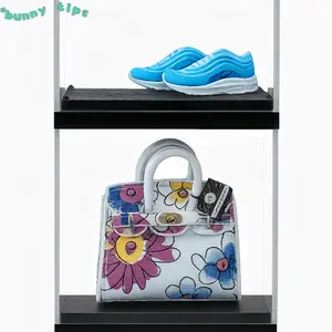 Bunny Tips Mini Leather Bag – Labubu-Inspired Handmade Keychain,Limited Edition Handbag Made with Rare Leather