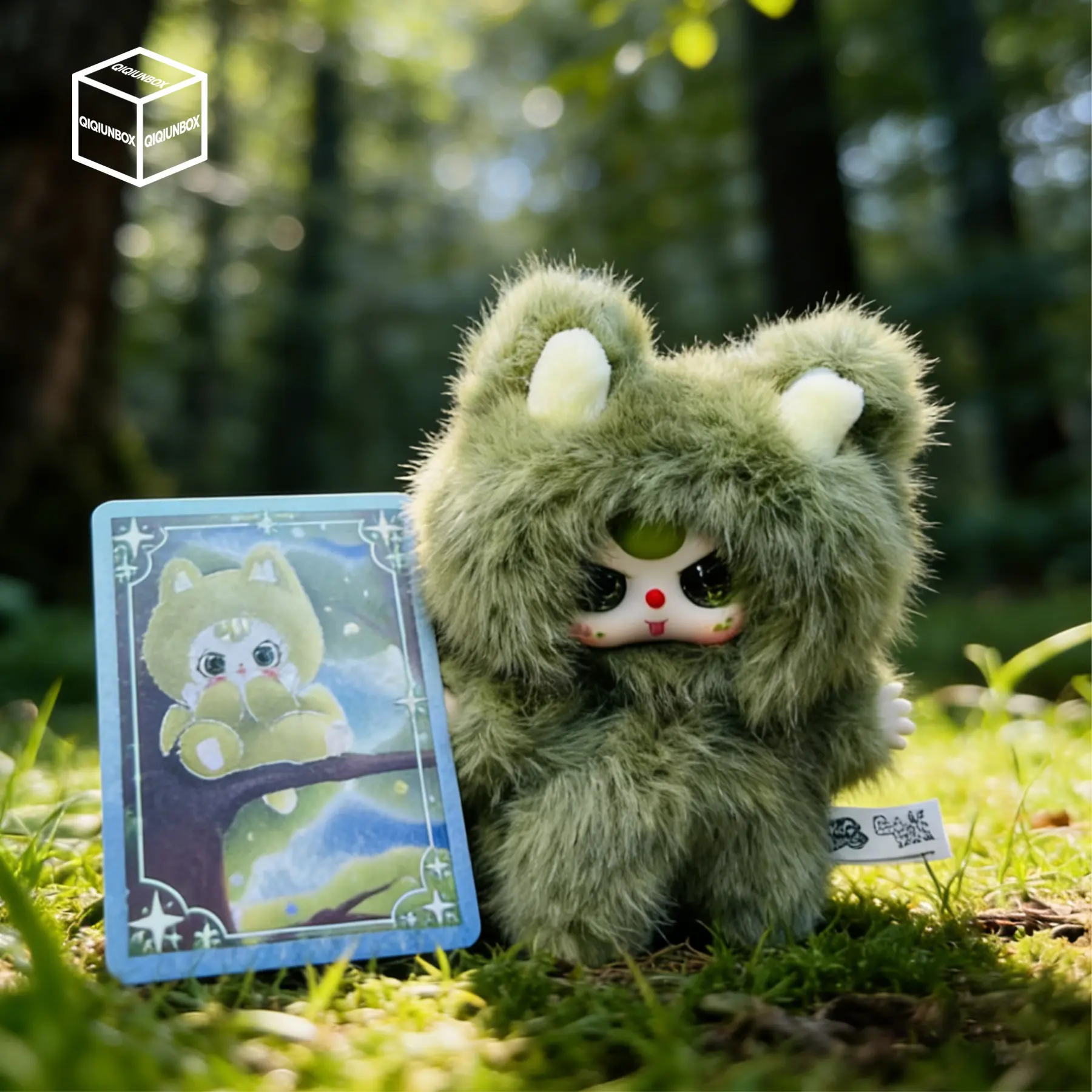 (022)-Babythree WALONGLONG SERIES -Bunny Plush Dolls，Soft Furry Collectibles，Backpack or clothing decoration，Stuffed Animal