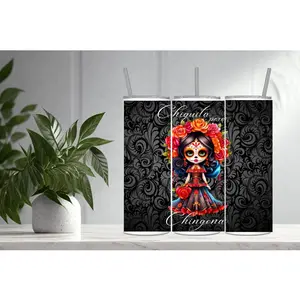 Chiquita pero Chingona-la catrina tumbler