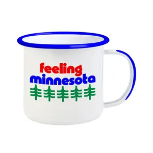 Feeling Minnesota Enamel Campfire Mug by Talisman & Co.