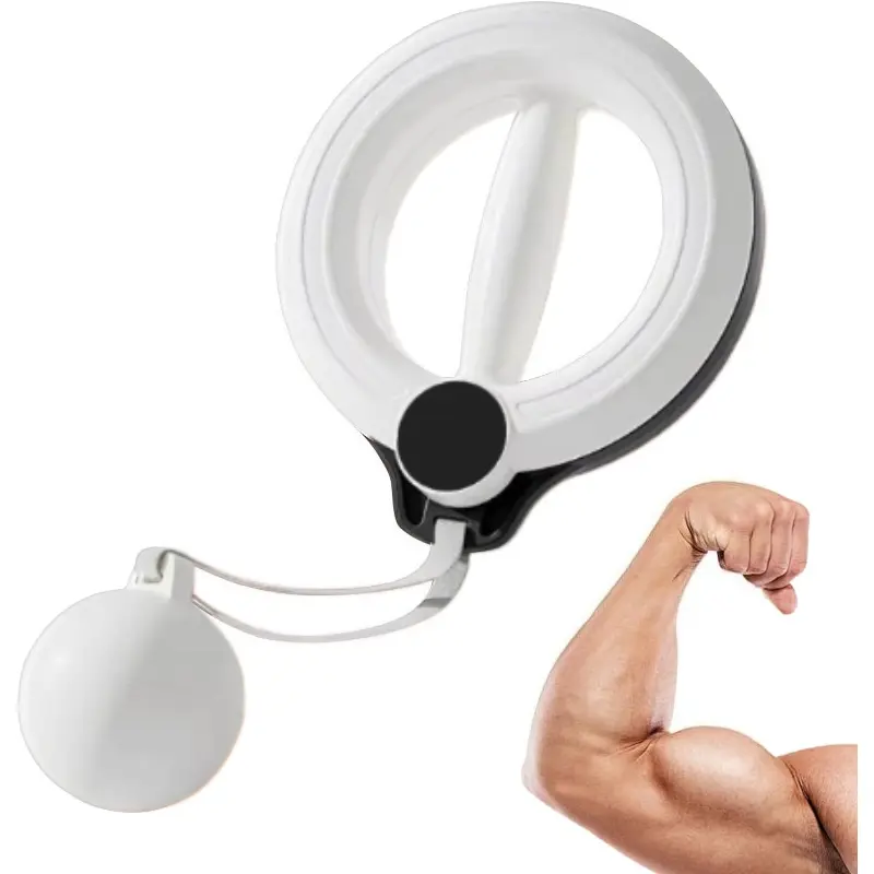 Wrist & Forearm Blaster, Hand-Crank Arm Trainer, Upper Body Workout Equipment Rotating Cordless Battle Ropes, Chest, Shoulder & Wrist Home Gym Strength for Men & Women