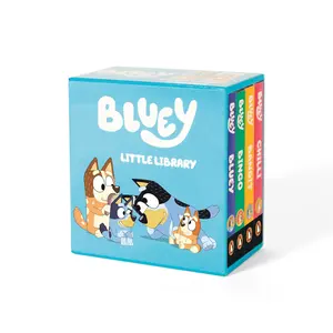 Bluey Little Library 4-Book Box Set, Children's Bookset, Board Books for Kids