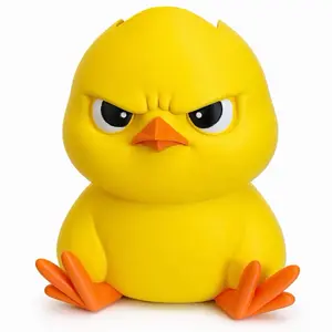 3D Printed Angry Yellow Bird Soap Holder