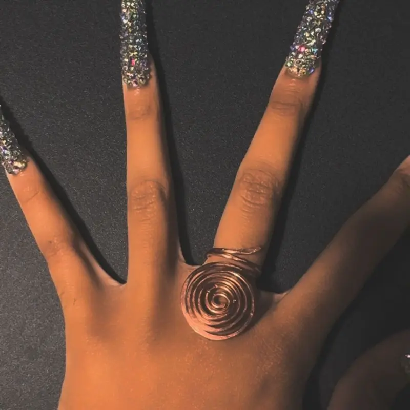 Handmade reversible copper ring custom size! Handmade reversible copper ring custom size!
