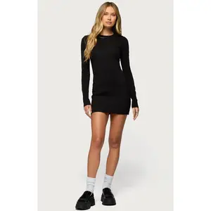 Edikted Women's Annyah Long Sleeve Mini Dress