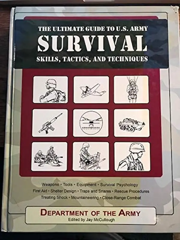 USED Book - The Ultimate Guide to U.S. Army Survival Skills, Tactics and Techniques by Jay Mccullough (Hardcover)