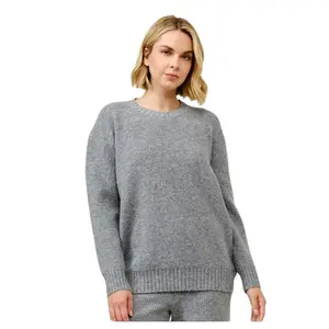 Howie Oversized Grey Knit Cardigan - Long Sleeve, Stylish & Versatile, Perfect for Layering, Comfortable Fit