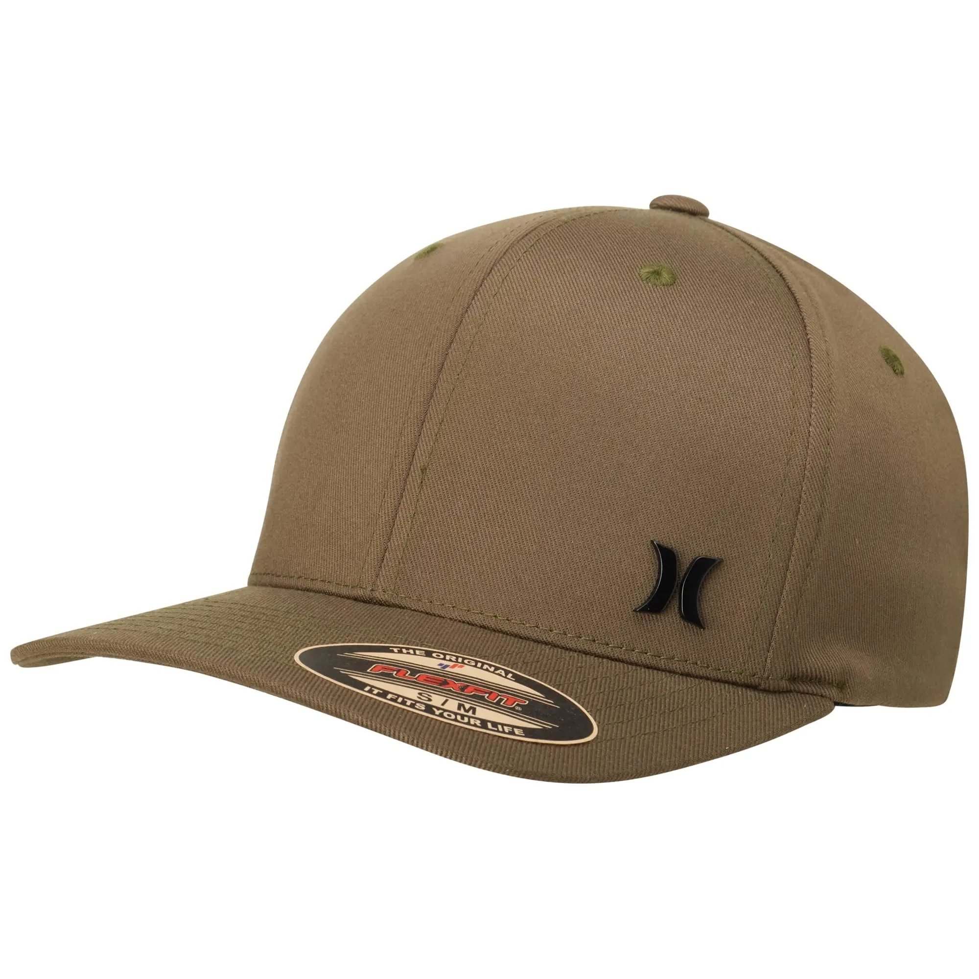 Hurley Mens Curved Brim Flexfit Baseball Cap