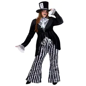 Plus Size Deluxe Dark Mad Hatter Costume for Women