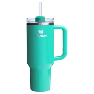 Stanley 40 oz Stainless Steel H2.0 Flowstate Quencher Tumbler Gumdrop Green Stanley 40 oz Stainless Steel H2.0 Flowstate Quencher Tumbler Gumdrop Green