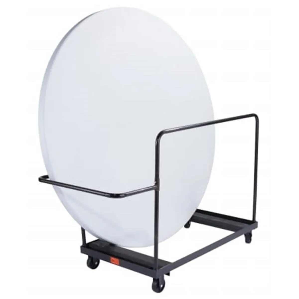 212 MAIN Portable Folding Table Dolly - Steel Frame, Front Handle, Hard Casters, Vertical Storage, Stacking Capabilities