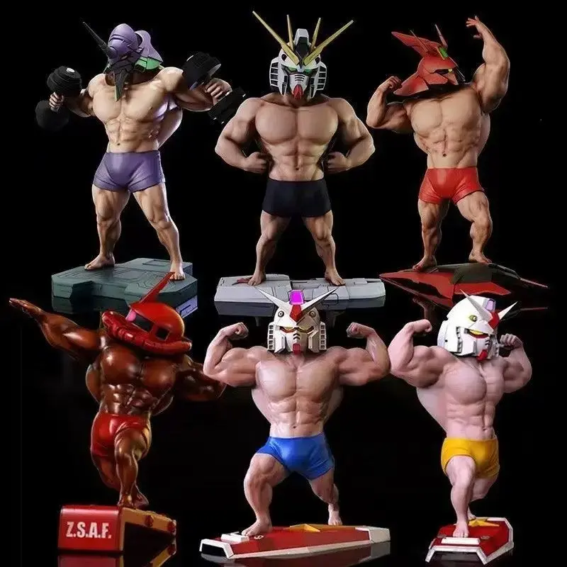 New Muscle Up To Hand-made Big Muscle Bully Slag Zhagu Statue Ornaments Gift Luminous Toy Doll Children's Gift