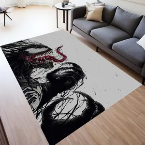 Venom Rug, Spider-Man Rug, Super Hero Rug, Venom Rug, 347 May, Magazine Cover,, Fantastic Rug, Cartoon Rug, Kids Room Doormat