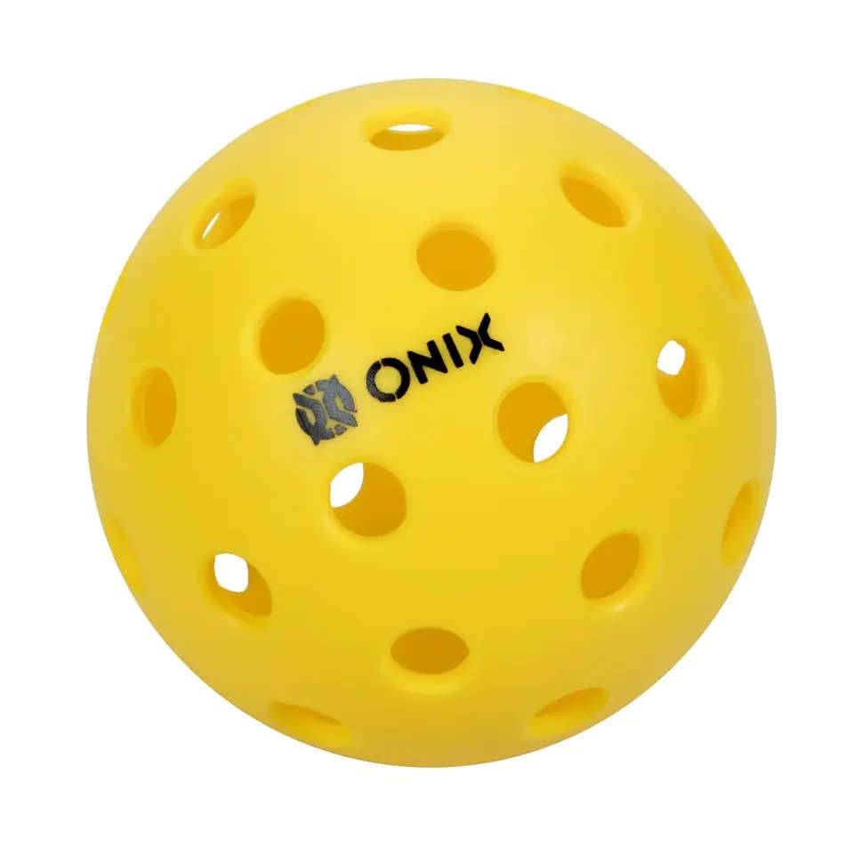 Onix Pure 2 Outdoor Pickleballs – 40‑Hole, Heavier Weighted, 6‑Ball Pack