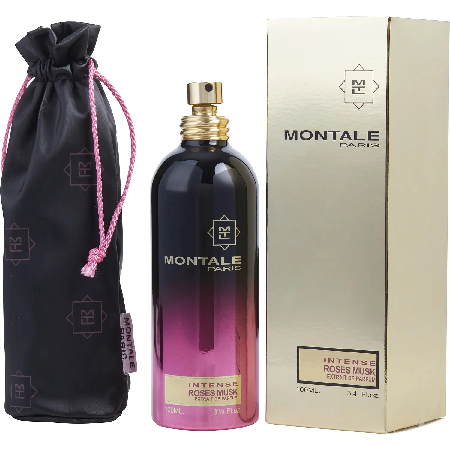 Montale Paris Intense Roses Musk By Montale Extrait De Parfum For Women