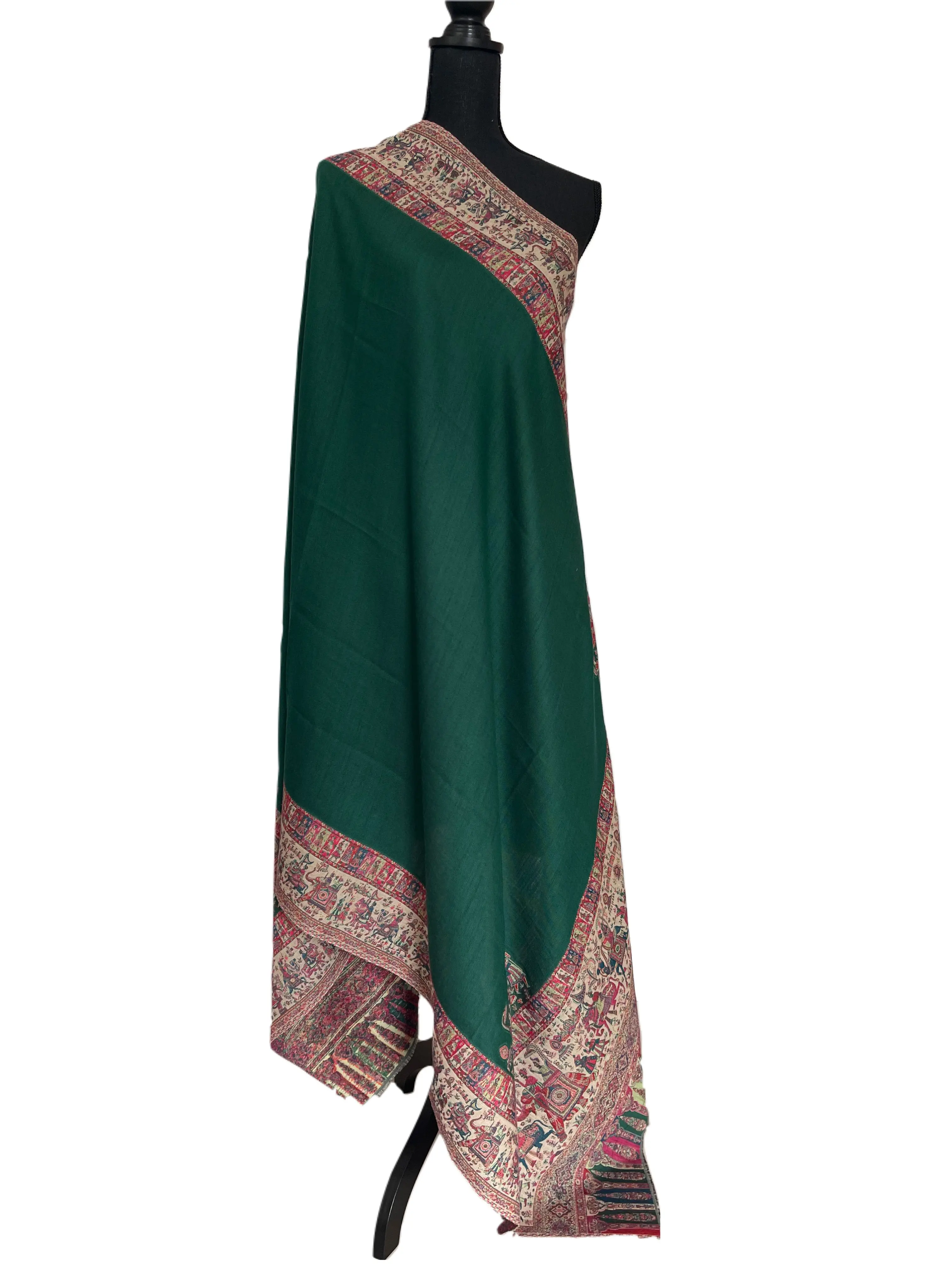 Cashmere shawl - Green Cashmere shawl - Green