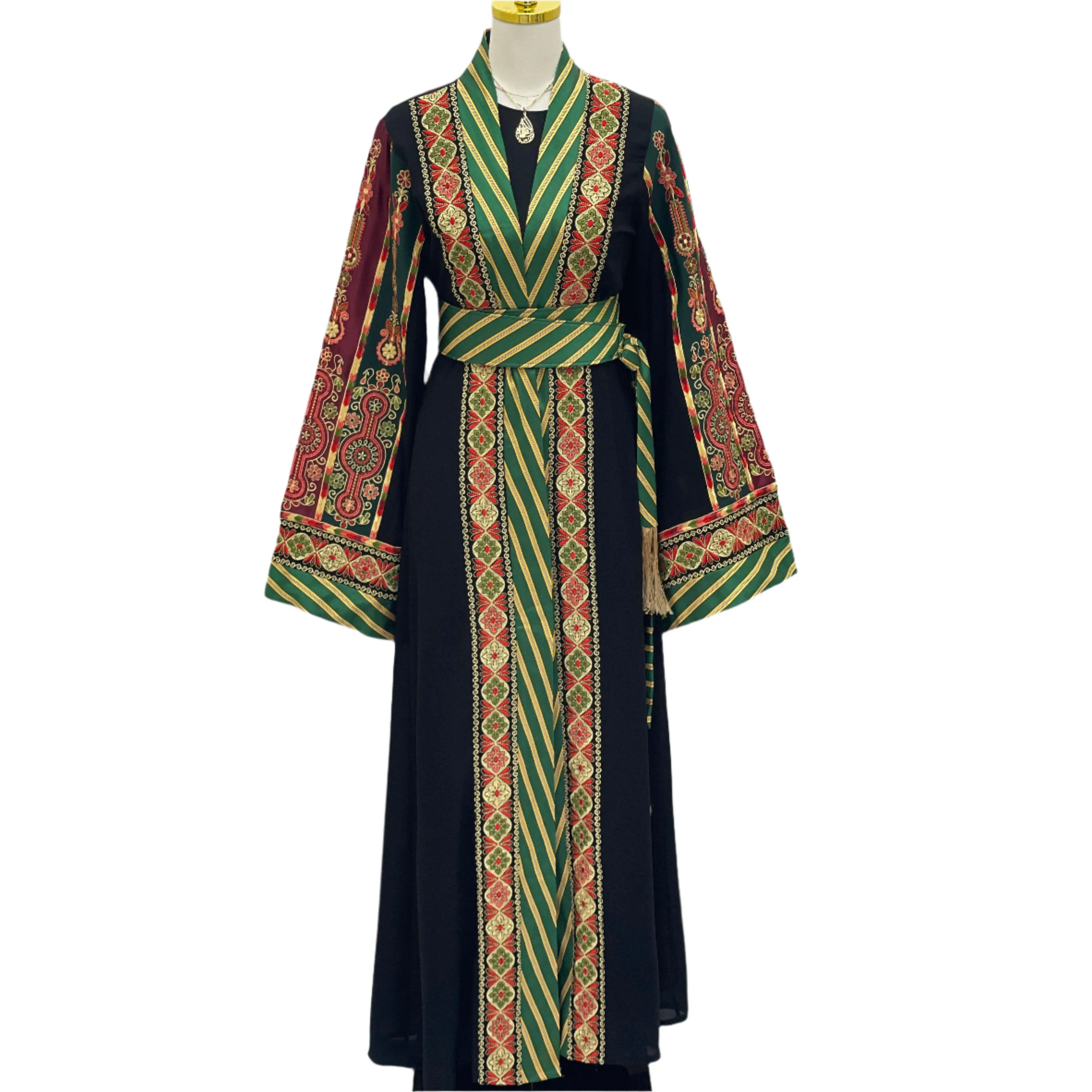 Narmeen Embroidered Kashmir Open Abaya