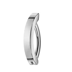 arc-shaped rod belly button ring