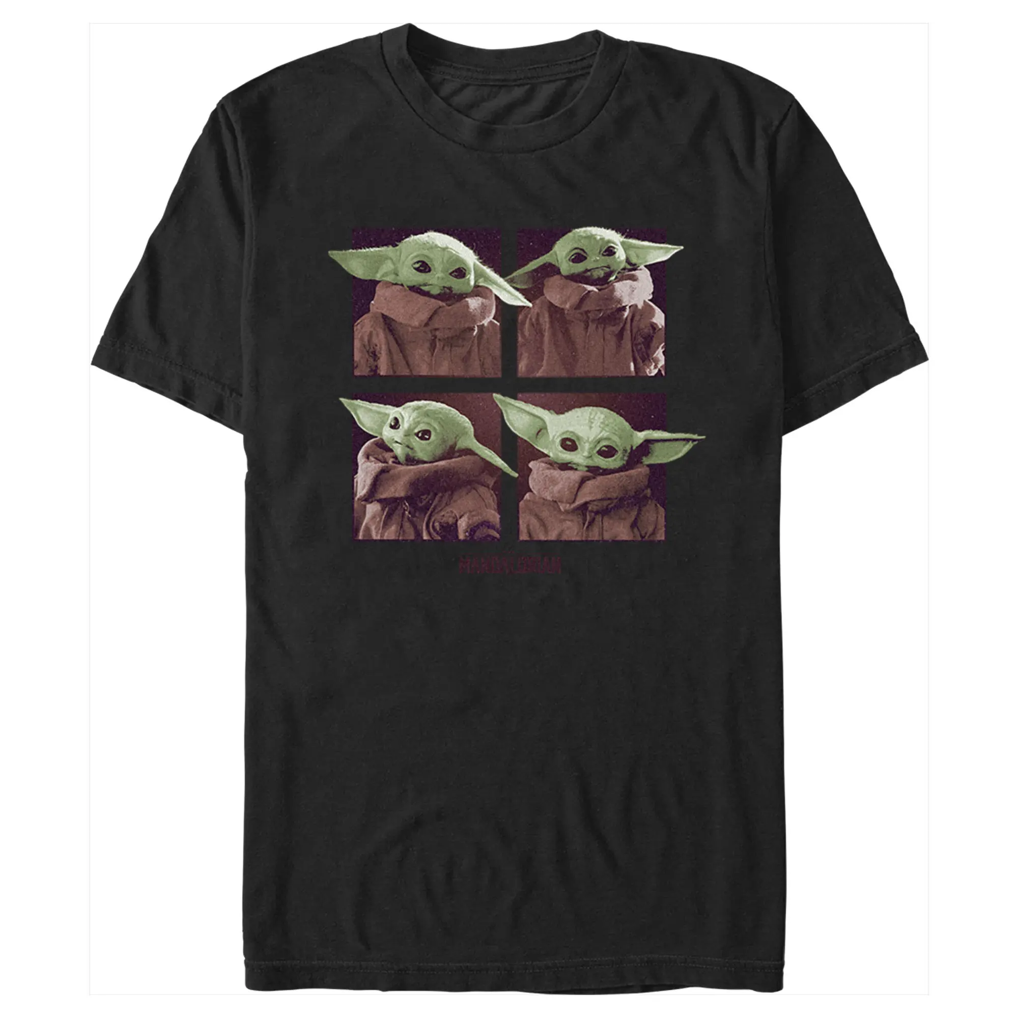 Men's Star Wars: The Mandalorian Grogu Cute Faces T-Shirt Men's Star Wars: The Mandalorian Grogu Cute Faces T-Shirt