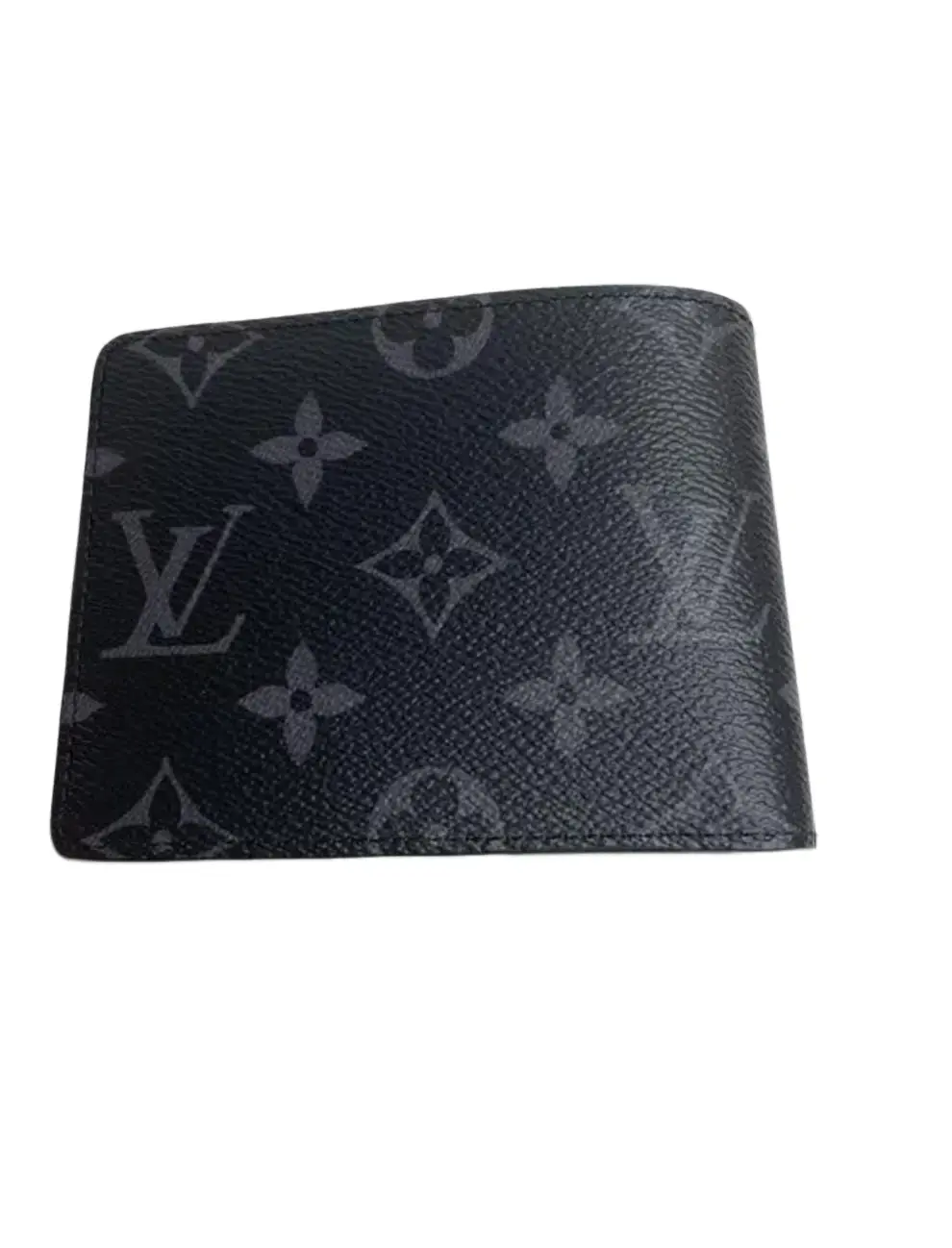 Pre-owned Louis Vuitton Monogram Eclipse Canvas Slender Bifold Wallet