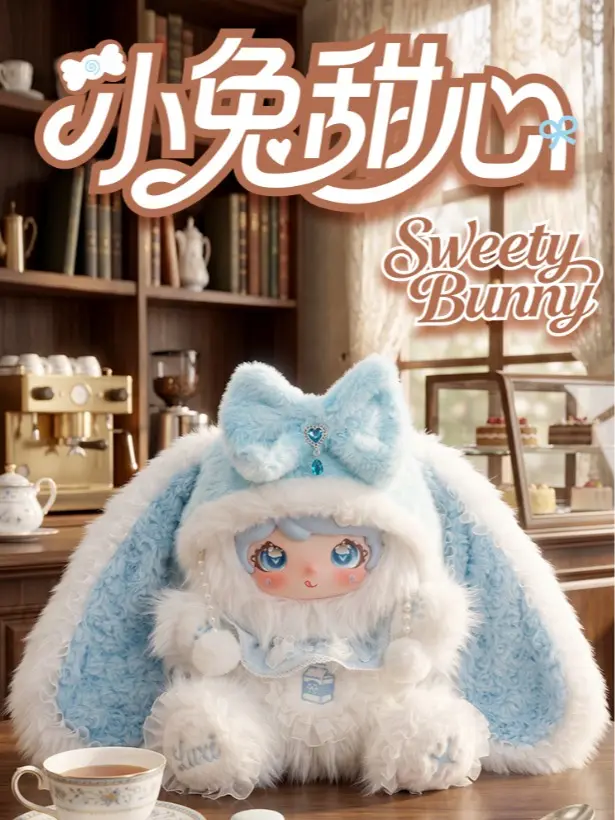 Luxi 800% V3 Sweetheart Bunny Series Plush Blind Box Series | 6+2 Hidden |