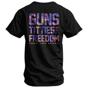 Guns, Titties And Freedom Men's Graphic T-Shirt