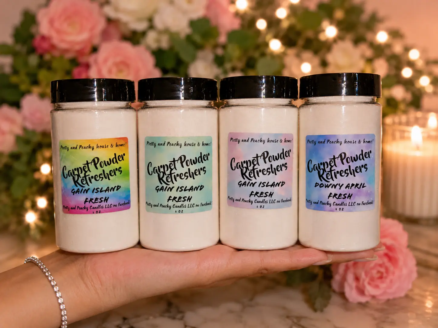 Pretty and Peachy Carpet Powder Refreshers