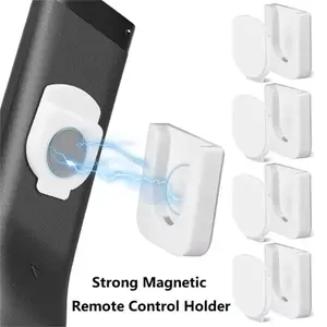 1/2/4/6 pack Remote control magnetic hook strong adhesive suction cup TV air conditioning remote control wall mounted remote control storage Wall Mount Organizer