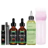 Rosemary and Batana essential oil set, rich in peppermint oil and biotin, moisturizing nourishing formula, Intensive Haircare, cares for dry frizzy hair, deeply nourishes scalp, makes hair thicker, Rosemary Hair Tonic