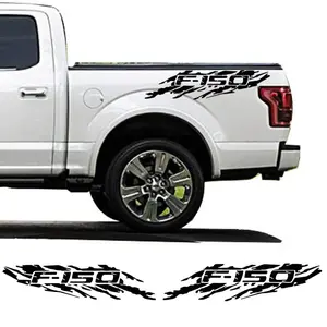 2pcs Pickup Bed Side Speckled Ink Decals Waterproof Graphics Vinyl Car Sticker for Ford F150 F-150