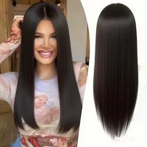 18-22  High Cranial Top Hair Topper with Bangs Synthetic Slightly layered Hair Piece Lift Natural Invisible Hair Toppers forWomen for Thinning Hair 3D Cap Design Hairpiece NaturalInvisible Clip-in Hair Extensions for Thinning Hair Add Volume Lengt