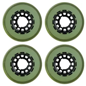 Longboard Wheels 70mm Smooth Clear Smoke USA Made 78A