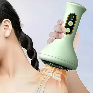 Beauty Scraping Massage Tool, Intelligent Suction Cup Vacuum Massager, USB Charging 1200mah Lithium Battery, Powerful Endurance, Suitable for Neck, Shoulder, Back Massage, Suitable for Women, Men