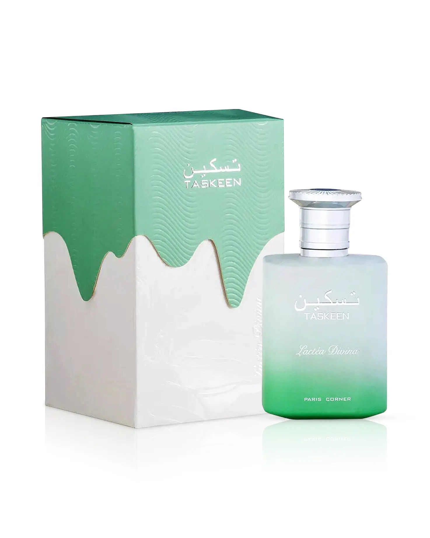 Paris Corner Taskeen Lactea Divina unisex Eau De Parfum Spray 3.4 oz Aromatic Luxurious Fragrance Floral Amber Fragrance Elegant Perfume