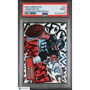 2025 Panini Absolute Kaboom! Horizontal Jason Kelce #22 PSA 9