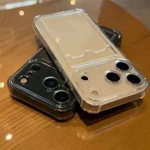 Solid Color Phone Case With Lens Protector, Anti-Fall Phone Protective Cover For iPhone, Shockproof Phone Cases Compatible With iPhone 17Pro Max/17Air/16/15/14Plus/13/12/11ProMax