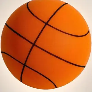 2025 New Silent Basketball Foam Basketball Indoor Training Ball Standard Hush Handle Basketball, Quiet Basketball Dribbling Indoor