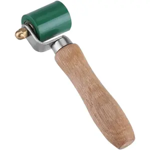 Silicone Seam Roller, 40mm Wallpaper Roller Tool, Smoothing Seam Roller with High Temperature Resistant, for Roofing PVC, TPO, EPDM (Green)