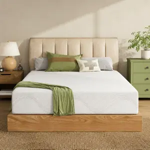 Littleox Twin Size Memory Foam Mattress,12 Inch Bed Mattress,with Cooling Green Tea Gel, CertiPUR-US Certified,White