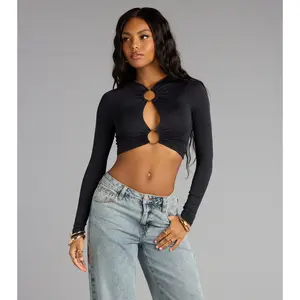 Ring the Alarm Cutout Crop Top