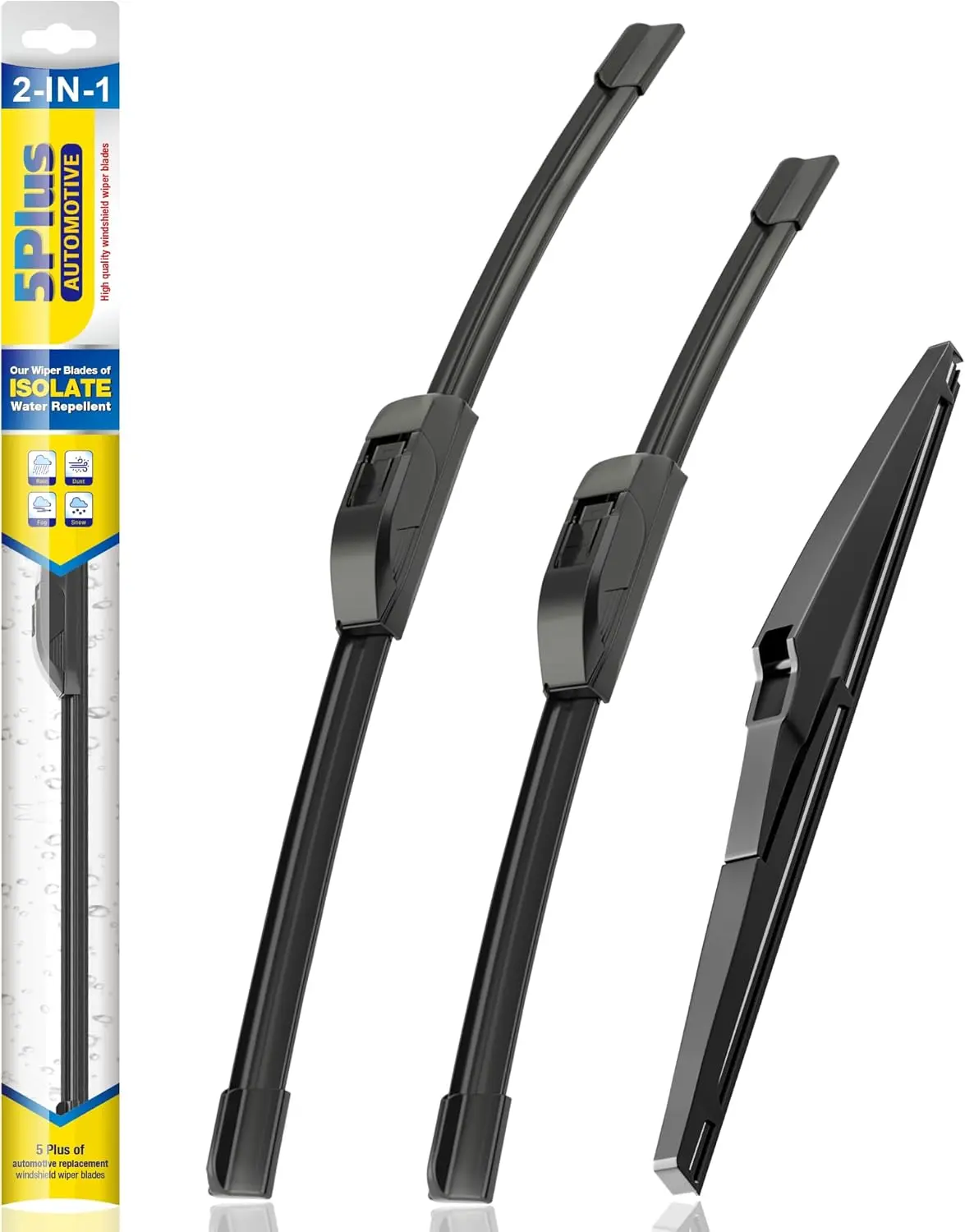 ®   Silicone Windshield Wiper Blades Replacement for 2019-2008  Highlander / 2023-2011 LEXUS GX460 Wiper Blades (Set of 3),Automotive Replacement Windshield Wiper Blade-26"/20"/12"