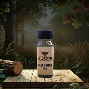 Bull Pepper Beef Organ Dog Food Topper - 100% Natural Freeze Dried Fresh