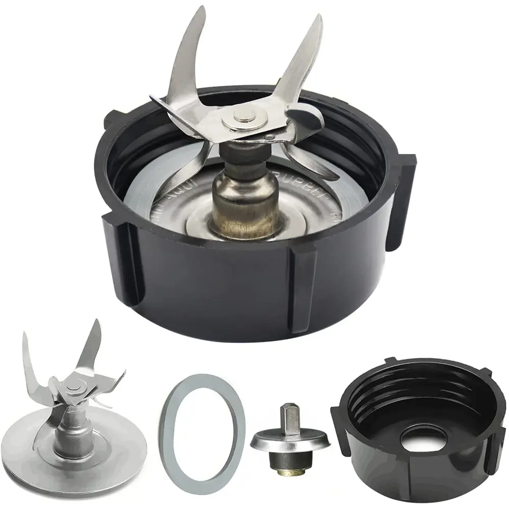 Oster Compatible Blender Replacement Blade Kit - 6-Point 6 Leaf Ice Crushing Blade Set, Auto Replacement Parts for Blenders