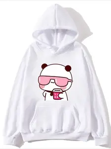 Fashion Women Hoodies Bubu Dudu Hoodie Sweatshirt Cartoon Kawaii Print Pullover Harajuku Men Women Warm Pullover Streetwear