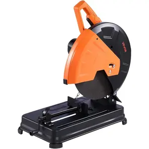 VEVOR Chop Saw, 14''/355mm Blade Diameter Cut Off Saw, 2800W 1200RPM Steel Cutting Machine, 0-45 Adjustable Dry Cut Chop Saw, Miter Saw for Cold Cut Saw for Steel/Iron/Aluminum, BlackVEVOR Super Brand Day