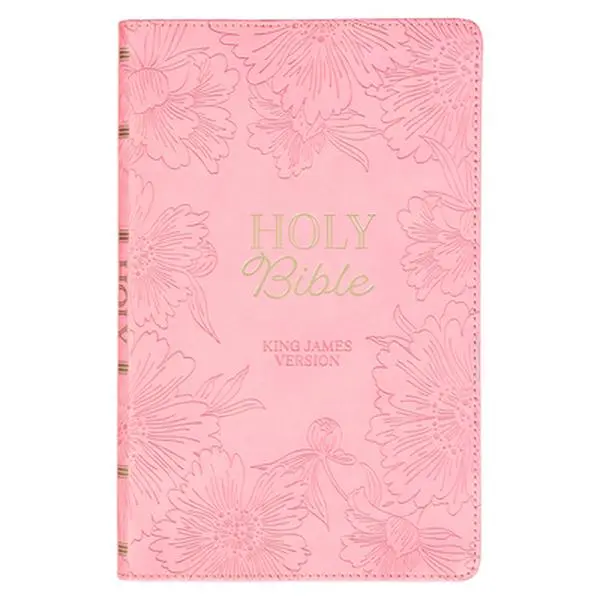 KJV Bible Gift Edition (Faux Leather, Light Pink) -- Christian Art Gifts, Leather / Fine Binding, Holy