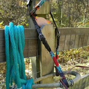 Beaded Complete Western Bitless Rawhide Bosal and Nylon Mecate Rein Set