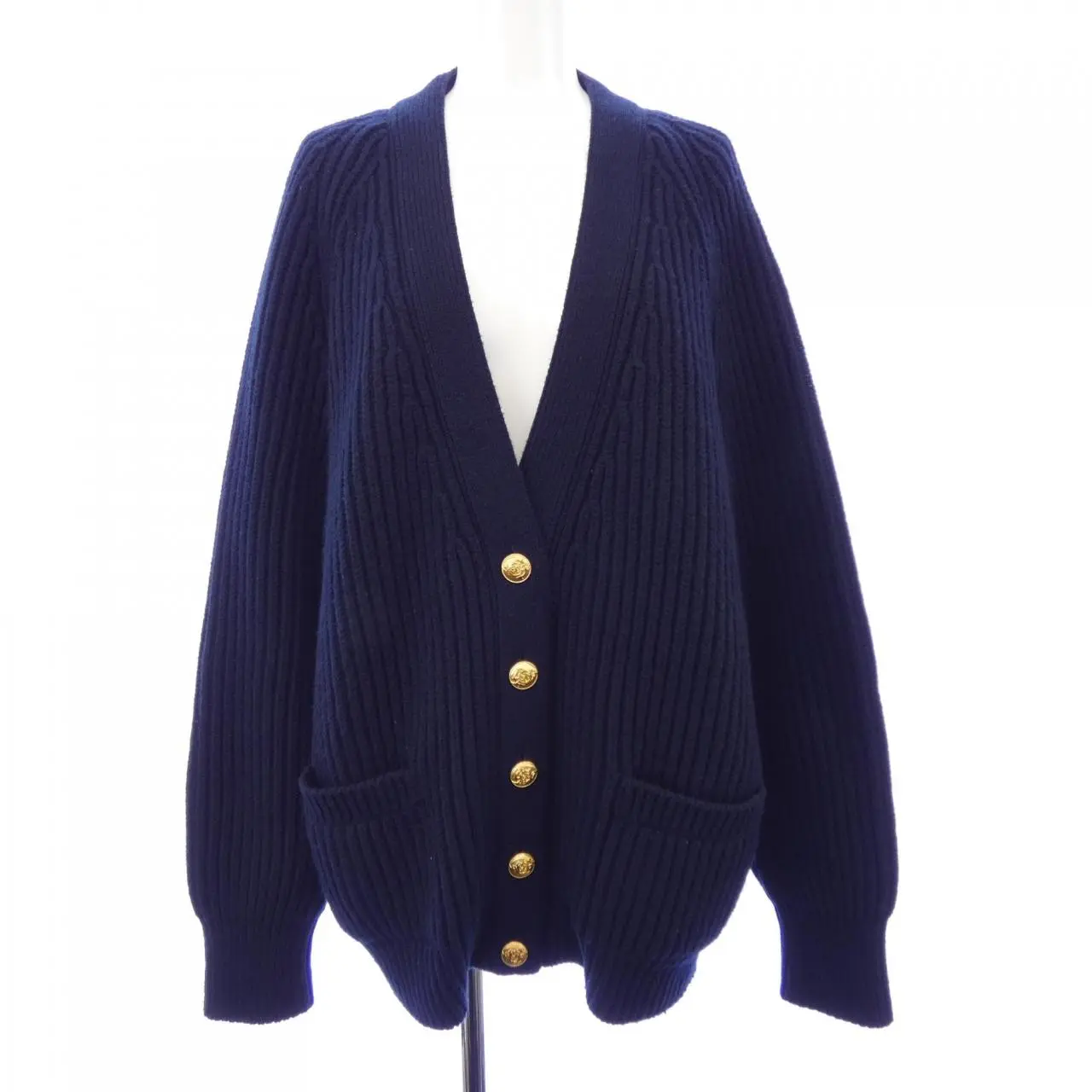 Pre-owned GUCCI Cashmere Small Leather Goods Blend Cardigan