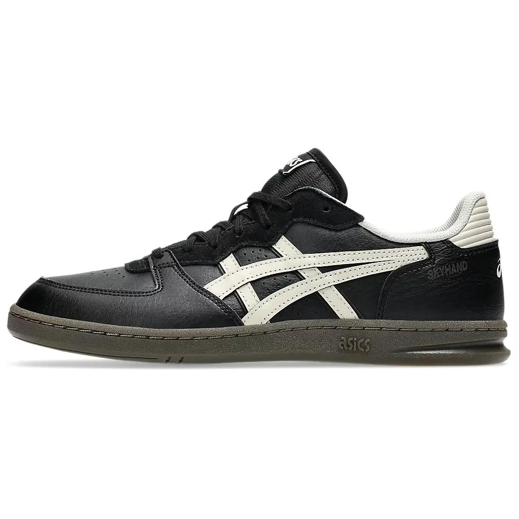 ASICS Skyhand OG Black Oatmeal Comfort Low Top Skate Shoes Unisex 1203A451-002