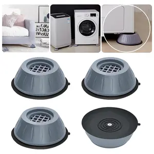 4Pcs Anti Vibration Pads for Washing Machine and Dryer Shock and Noise Cancelling Washing Machine Support Prevent Moving Shaking Walking Universal Size